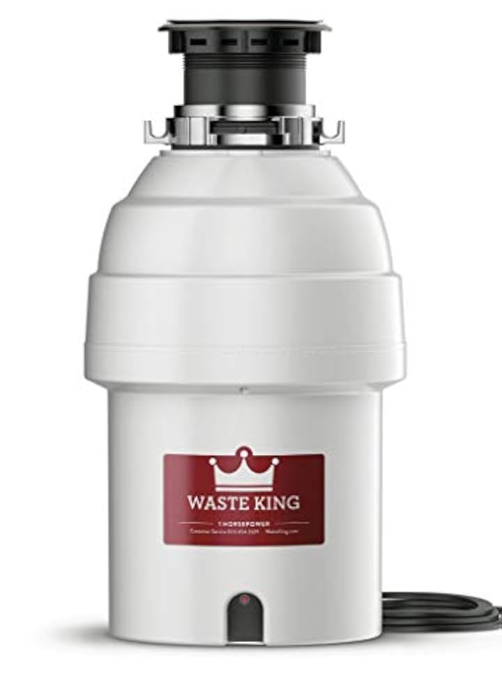 Waste King Legend Series 1 HP Continuous Feed Garbage